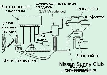 nissan sunny fb15 стала дымить выхлопными газами
