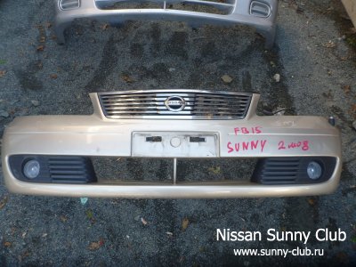 [Продам] Бампер передний, решетка. Sunny B15, РЕСТАЙЛ?НГ
